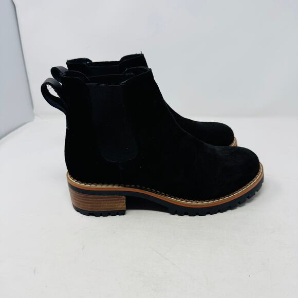 Bertuchi Suede Lug Sole Chelsea Boots Brown Ankle Pull-On Womens Size 9.5 - Picture 5 of 12